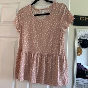 Pink Babydoll Top